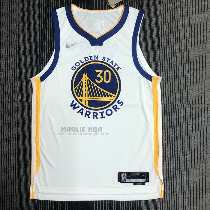 Maglia
 Stephen Curry NO 30 Golden State Warriors Association Autentico
 Bianco
